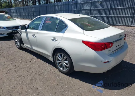 2017 Infiniti Q50 2.0T Premium from USA, damaged, VIN JN1CV7AR0HM680977